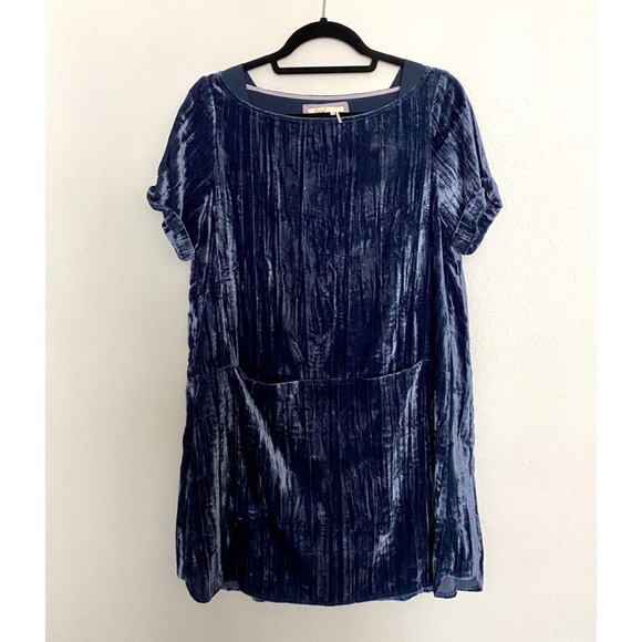 Anthropologie Dresses & Skirts - Blue Velvet Floreat / Anthropologie